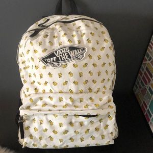 VANS Backpack- Peanuts Woodstock Print